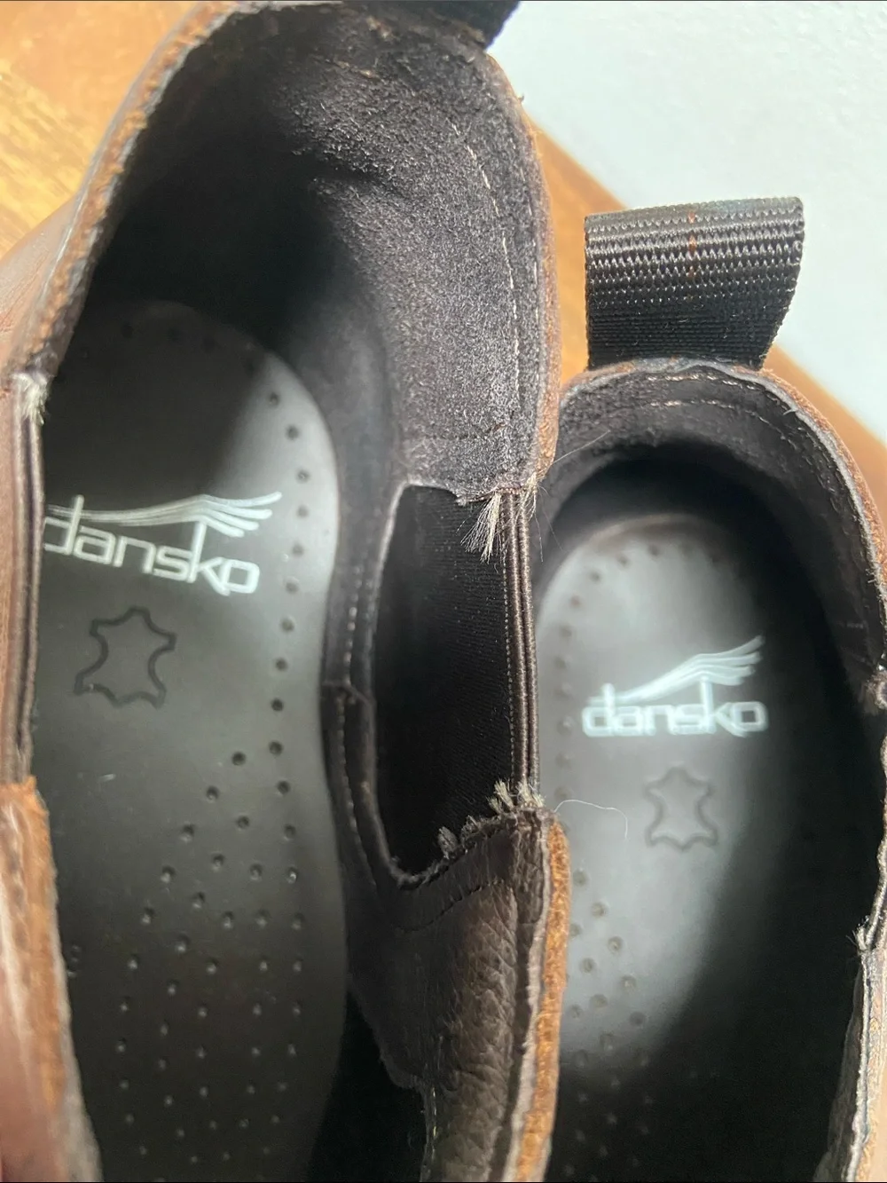 Dansko Women's Frankie Chelsea Boots in Antique Brown Leather
